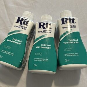 Set of 3 - Rit All Purpose Dye - Emerald